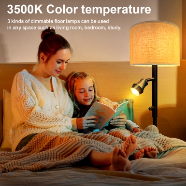 LED室内灯 - HCP035  直型子母落地灯